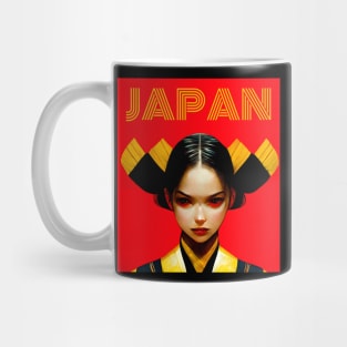 Japanese Geisha Kawaii Girl Mug